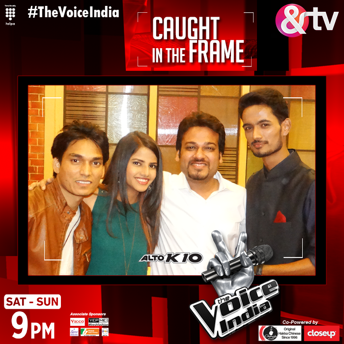 TheVoice_India's tweet photo. Happiness Galore! @VoiceOfRitu #CaughtInTheFrame sharing her success in the Battle Round of #TheVoiceIndia. http://t.co/sBfl46t3f3
