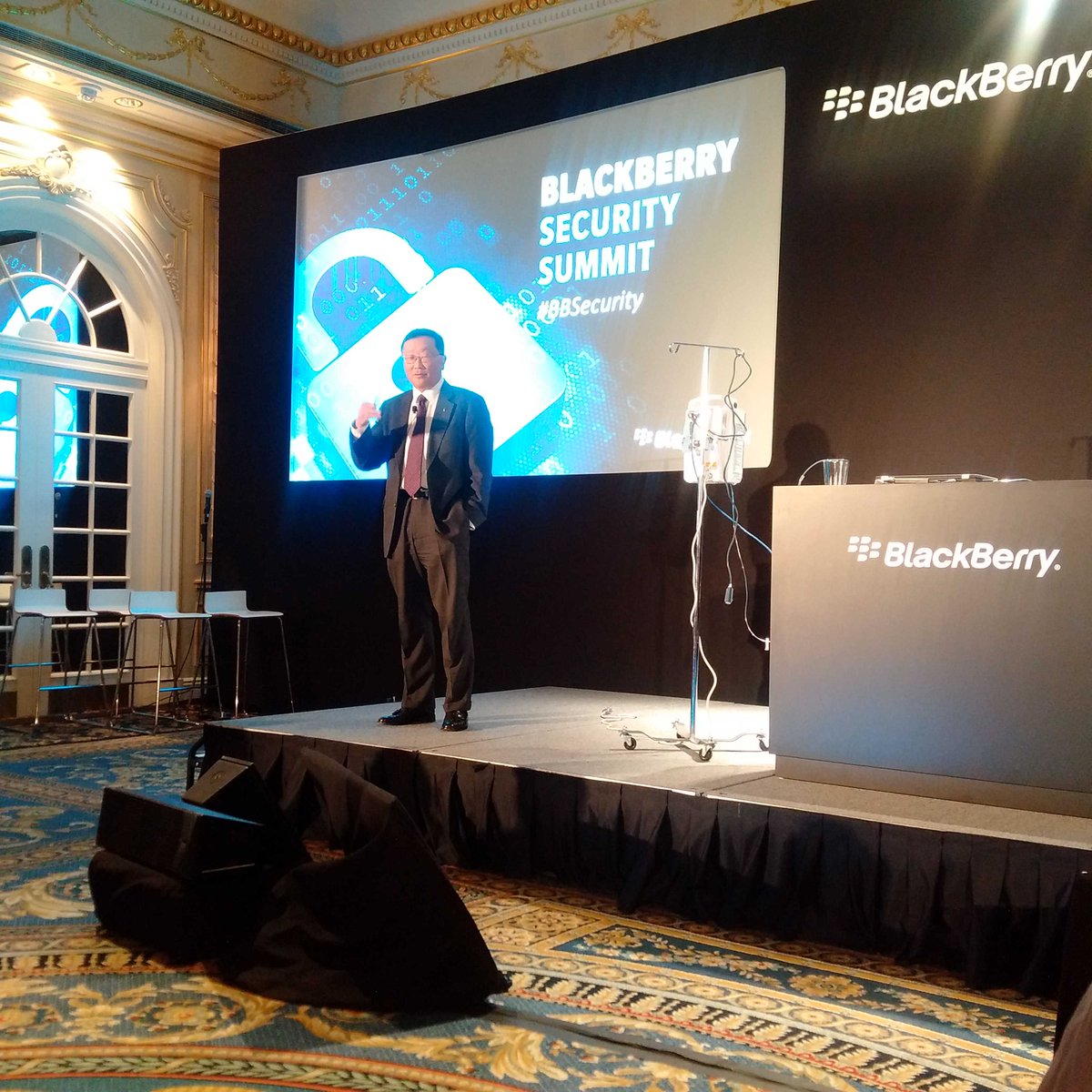 KaraHoon's tweet image. Closing it out with @JohnChen #BBSecurity