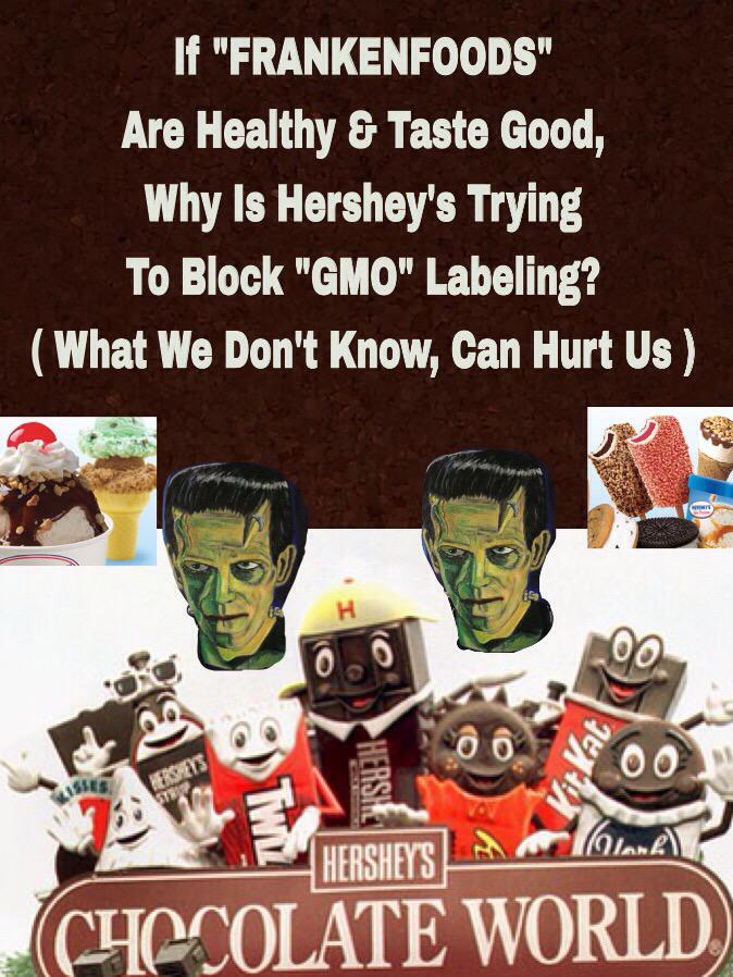 rosevine3's tweet photo. BOYCOTT #HERSHEY'S 4 BLOCKING GMO LABELING @truthglow @VirginiaInCal @GrainOfSands @fuller_derek @Poet_Carl_Watts http://t.co/3aTYIxZYnM