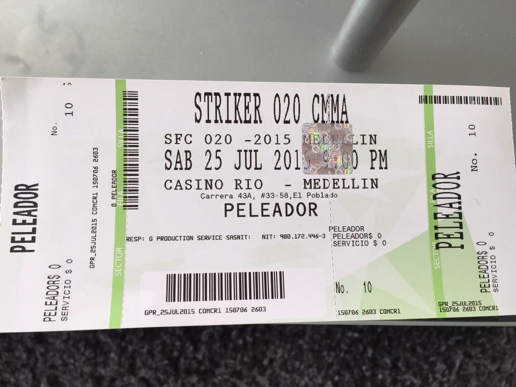 mazo_carlos's tweet image. Con boletos para @SFCstriker con @manuelita850220, vamos con todo @CombatTrainingC
