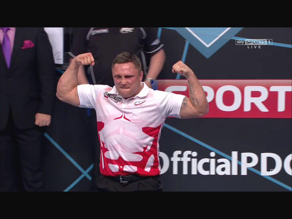 PPSNutrition's tweet photo. Another huge night for PPS Ambassador @Gezzyprice PDC World #matchplay on #skysports 1 from 7pm #GoGezzy RT http://t.co/SabH1OfAit
