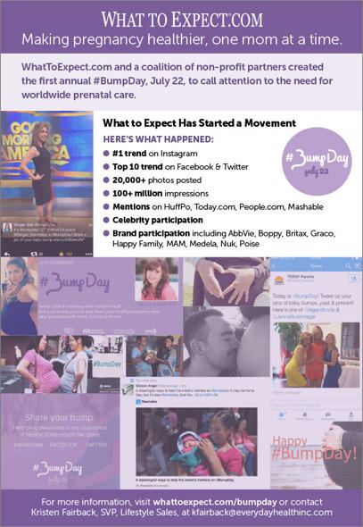 benjaminwolin's tweet image. Really proud of @whattoexpect for the creation of #bumpday.  Amazing results and impact.