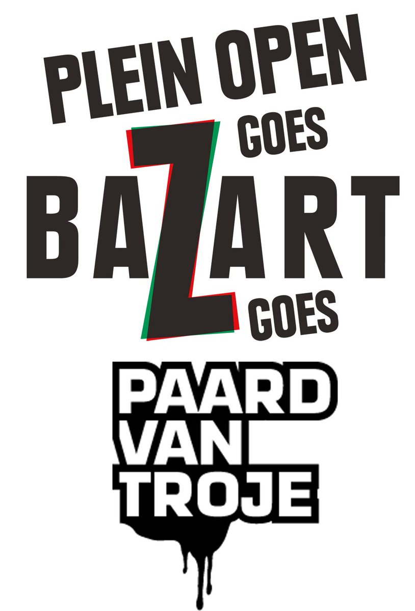 Door het verwachte slechte weer is de keuze gemaakt Plein Open Goes <a href="/BazartNL/">Bazart</a> te verplaatsen naar het <a href="/paardvantroje/">Paard Van Troje</a>.