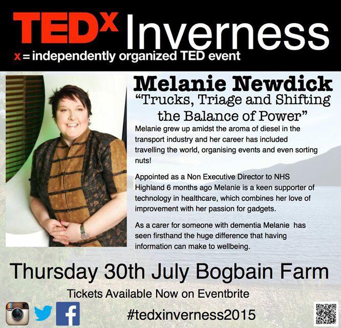We are excited to announce another great speaker for TEDxInverness, happening a week today! #tedxinverness2015