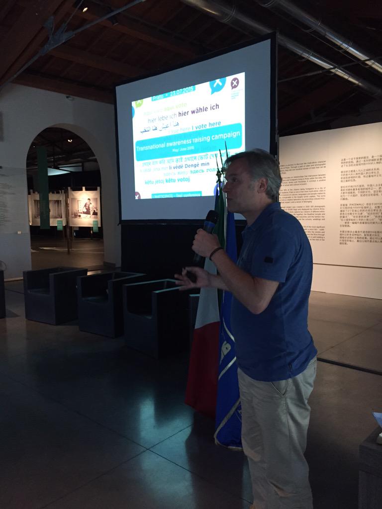 IPARTICIPATEeu's tweet photo. Clemens from @Wahlkreis100 just took the floor @IPARTICIPATEeu @comunepo http://t.co/r2t5WNwIuO