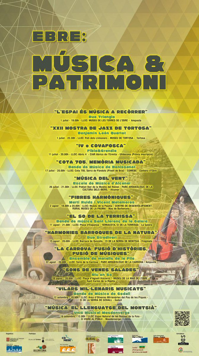 museuterresebre's tweet photo. #EMP2015 Diumenge  21h a la Moleta del Remei #Alcanar, IV concert del cicle. Una velada màgica en un ambient únic! http://t.co/Aa1wgJxuqo