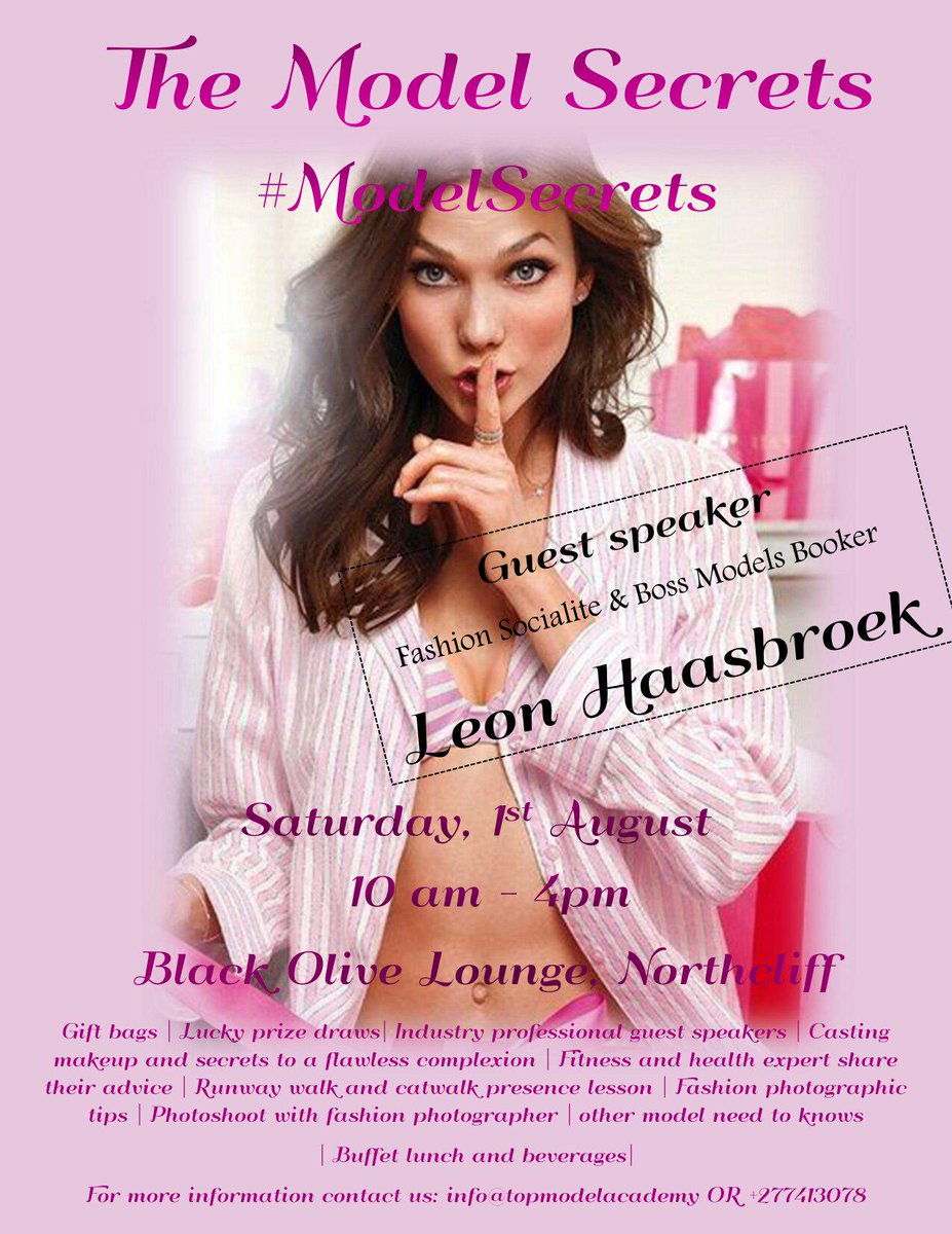 CheandrevB's tweet image. #ModelSecrets