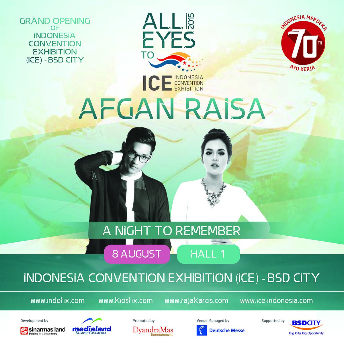 woohoo! kita nyanyi brg tgl 8 Agustus di ICE BSD ya! this will be one great show!
