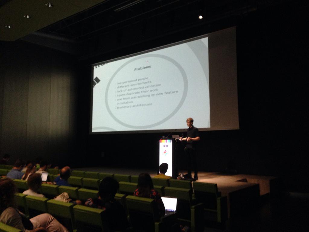 maron_agata's tweet image. Great talk of Rafał Nowicki from #stxnext on #ep2015 about BDD!