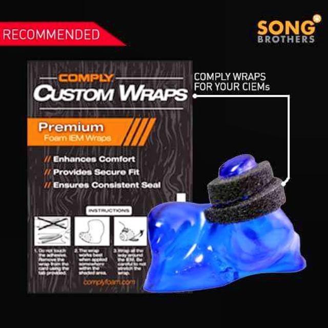 All #customearphones users > Get #complywrap, available at #songbrothers_sg :)  We're so done with ear aches.