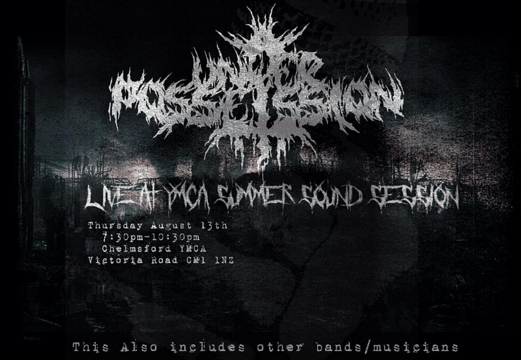 UPossession's tweet image. Any local fans to Essex, if so get Down to the YMCA in Chelmsford on the 13th of August #deathcore #industrialmetal