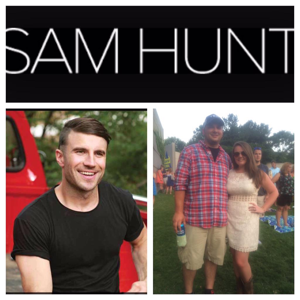 KaylaJeanBaker's tweet photo. We would love to see Sam Hunt again! @KICKS1015 @SamHuntMusic #PlayTheFair #Speakers #UGAtoAarons http://t.co/G0mKRyHqSC