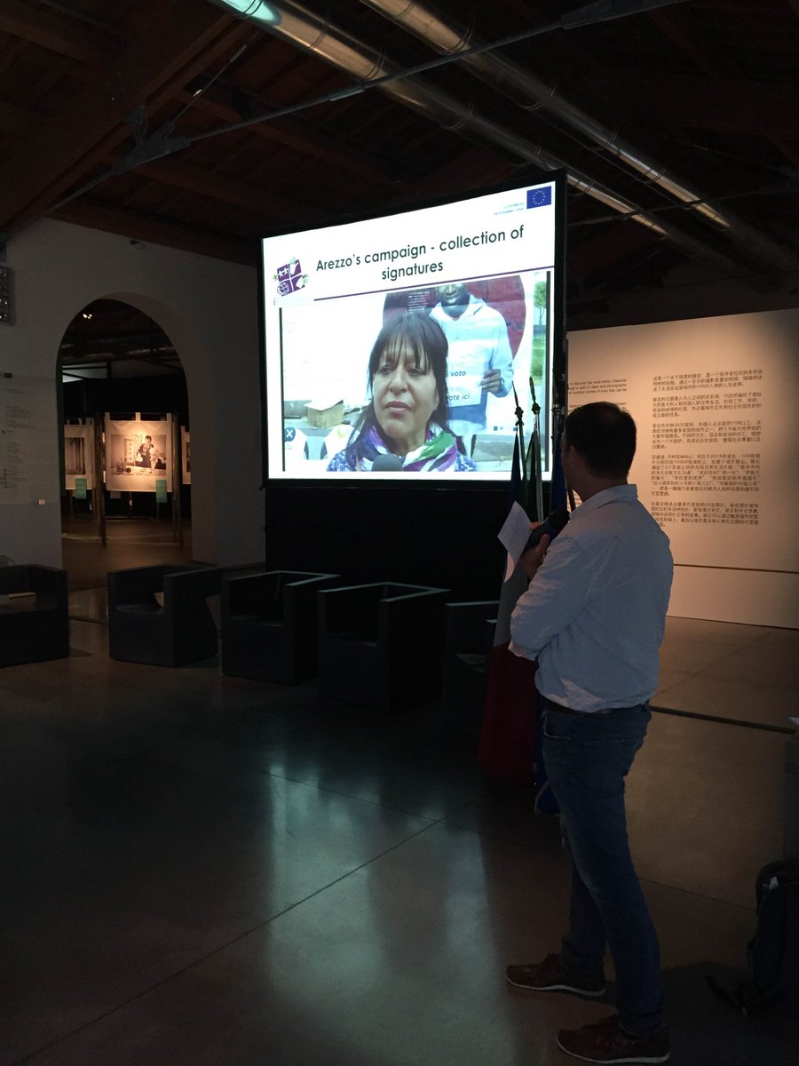 IPARTICIPATEeu's tweet photo. @bmehmeti75 is telling us about the #SymbolicVote campaign in #Arezzo #QuiVivoQuiVoto #IPARTICIPATE #BangladeshArezzo http://t.co/KvXsKEGgY3