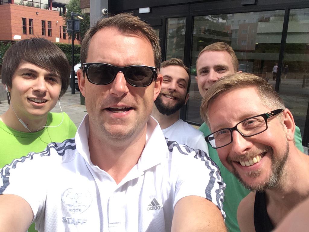 bradwarwick's tweet photo. The first @craftedmedia #craftedrunclub along the waterfront &amp; Holywells Park. http://t.co/E5KjnLTE6n