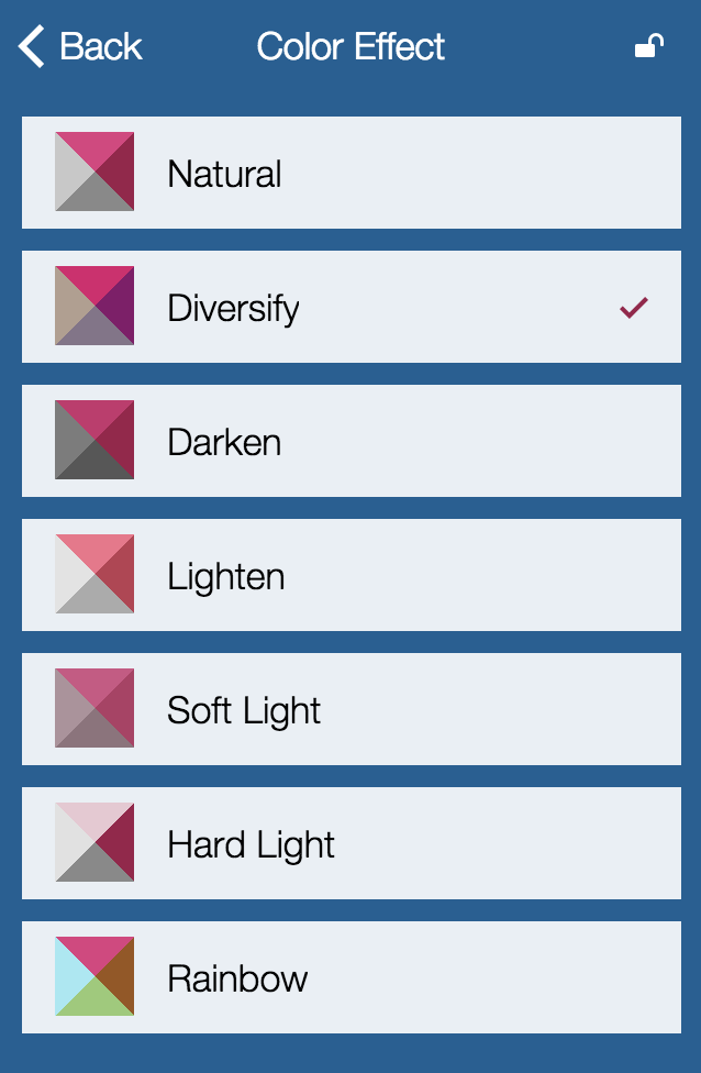 polygenapp's tweet photo. @Gary_BBGames I’m working on adding new Color Effects and I’ll try to bring back the gradient in future too. http://t.co/V7V1NxhaLV