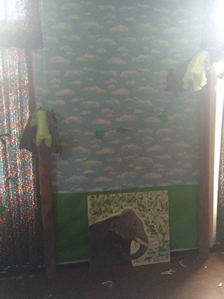 Even Nellie has come to visit our holiday club prep