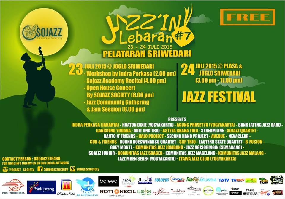 grey_monte's tweet photo. Grey Monte at Jazz in Lebaran 24 juli, 22.30 PM. Jangan lupa merapat gaes, kita main di pendopo Sriwedari.. http://t.co/PuOEIKil5t