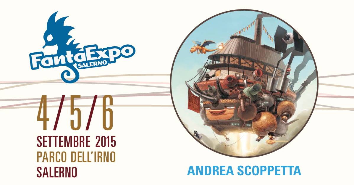 FantaExpo's tweet photo. Anche @andreascoppeta, disegnatore dell' illustrazione di #FantaExpo2015, sarà presente durante i giorni della fiera. http://t.co/FE1kdj9ioz