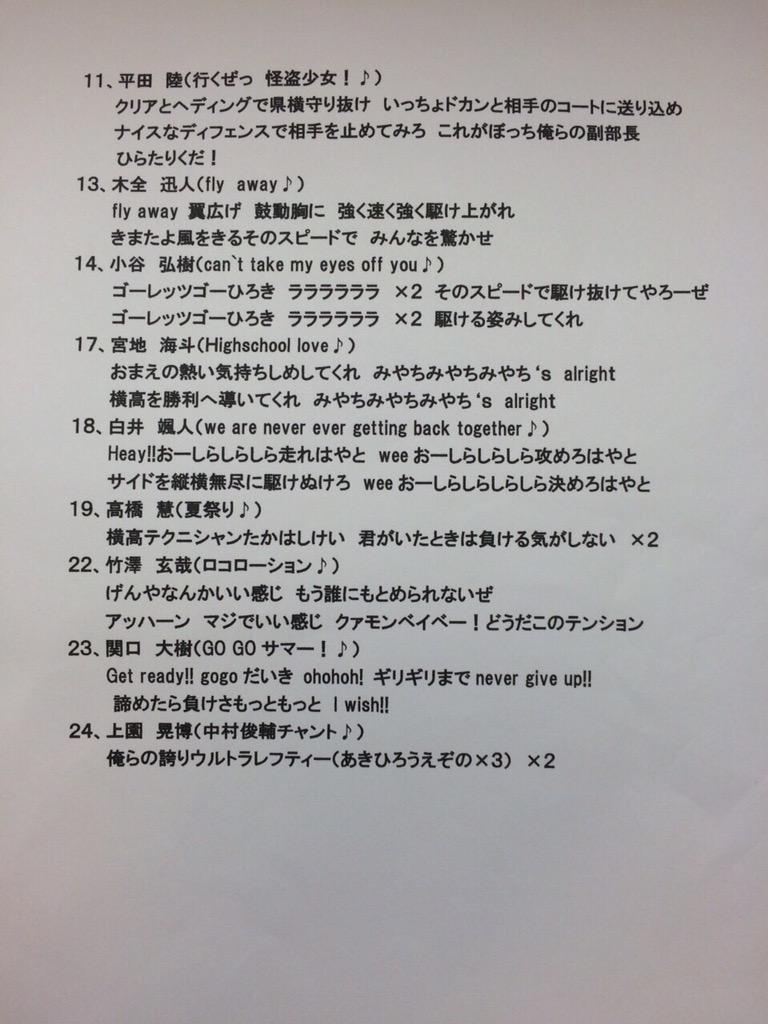 県立横須賀高校サッカー部 Na Twitterze これが3年生の個人の応援歌です チームの応援歌はその場の流れで歌いましょう 一人でも多く応援してください 鎌倉学園さんも応援がしっかりしているのでその応援に勝って試合でも勝ちましょう Http T Co Kn7pfszbvd 県立横須賀高校サッカー部 Na Twitterze これが3年生の個人の応援歌です チームの応援歌はその場の流れで歌いましょう 一人でも多く応援してください 鎌倉学園さんも応援がしっかりしているのでその応援に勝って試合でも勝ちましょう Http T Co Kn7pfszbvd
