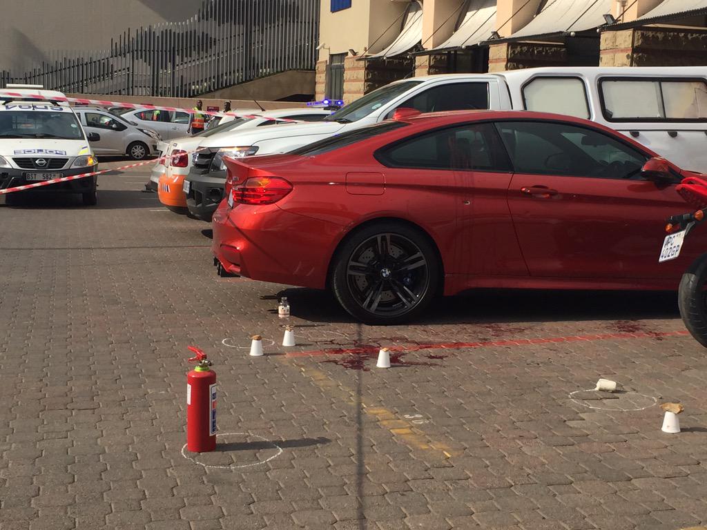 #SandtonShooting A man has been shot and wounded in a parking lot near the Sandton Gautrain Station. EC