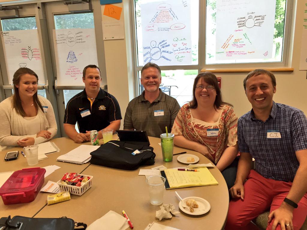cjfryer's tweet image. Day 2 of our PD in Lexington ... Love hanging out with our Grant County math department! #pimser #GC1