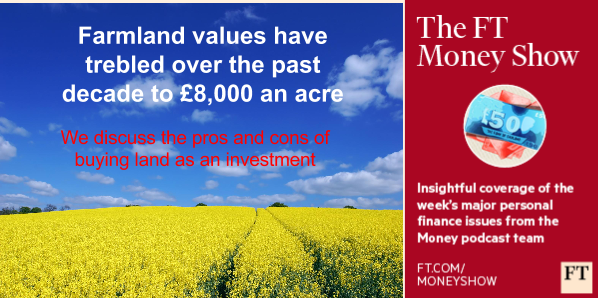 ftmoney's tweet photo. Listen to @JamesPickford2 discuss farmland values with Tom Raynham from @KF_FarmsEstates http://t.co/ghGol8PBv4 http://t.co/fA5E3KLztf