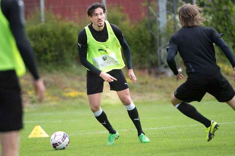 Daniel Ivanovski at a training; photo: blt.se