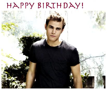 Happy Birthday chile paul wesley loves you    