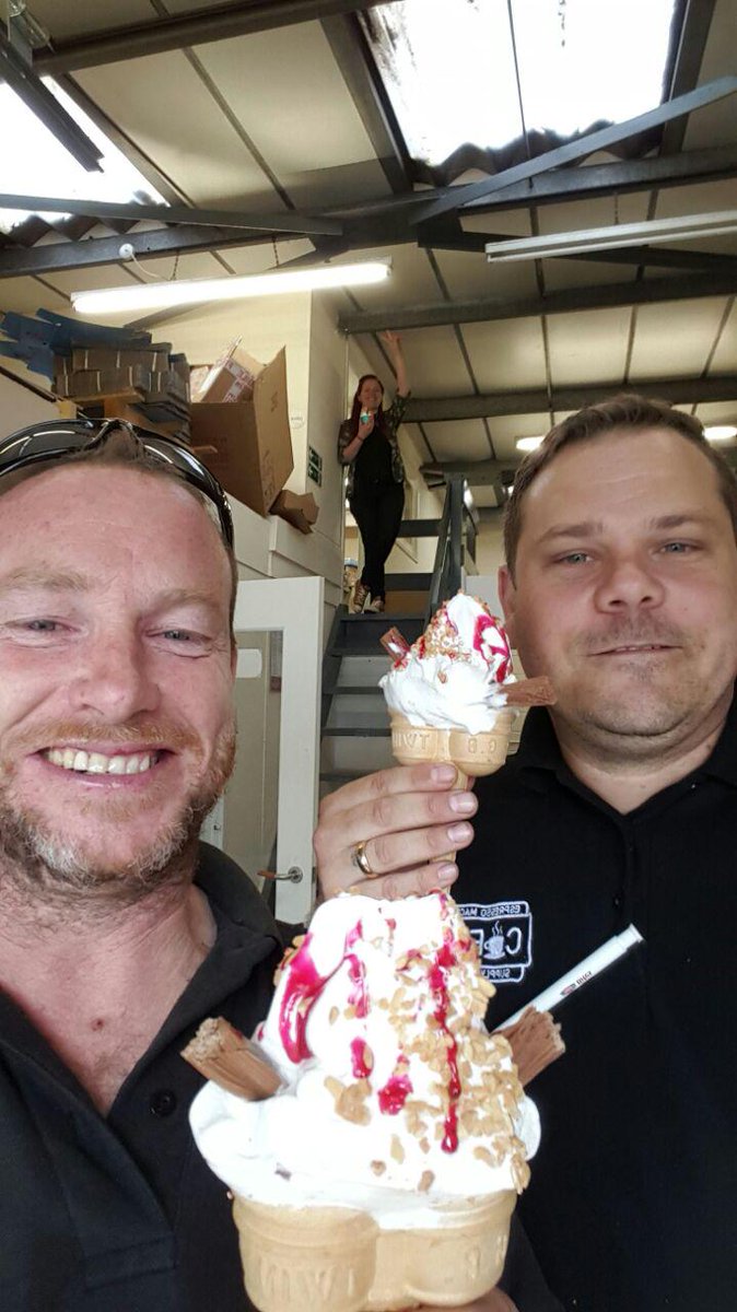 Working lunch! #icecream #icecreamvan #coffix #summer