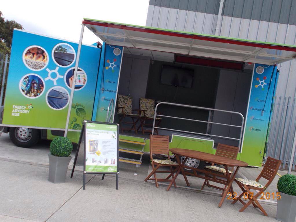 CJElectricalUk's tweet photo. Look out for the Energy Advisory Hub coming to a market near you! Have a chat with us about all things Eco. http://t.co/msIC2HL8P9