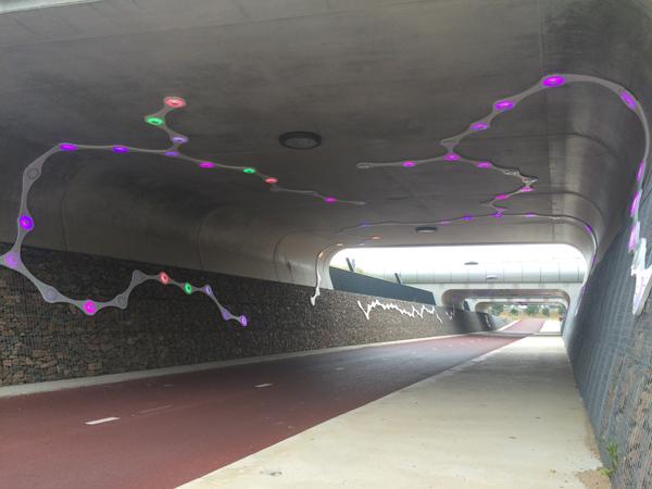 CLSLED's tweet image. CLS realizes a unique interactive light-based artwork at the #Rijnwaalpad cycle path! Info on cls-led.com/news