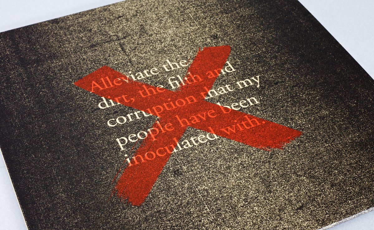 blackestever's tweet photo. OSSIA - RED X (BLACKEST046) - 12" NOW SHIPPING: http://t.co/Qo2cdETDcL | Design by @tapeecho. http://t.co/qMGDQn1epT