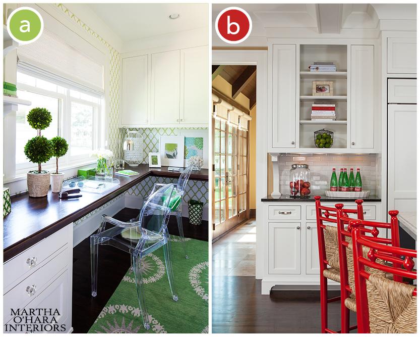 OHaraInteriors's tweet photo. Bold accent colors for each of these rooms.  Which color would you love to work with in your home? @jkandsons http://t.co/MGhxtIO9wc