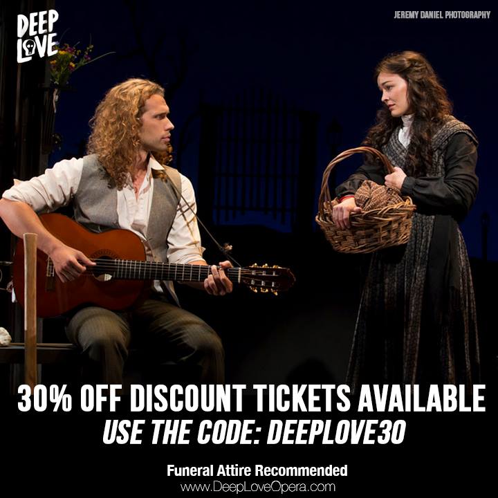 Only ONE PERFORMANCE LEFT! Don't miss out tomorrow at 5PM! Tickets: goo.gl/s6kzer #NYMF2015 #deeploveopera