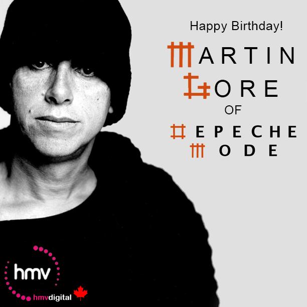 Happy Birthday to Martin Gore of This man has changed the world with his songs!  