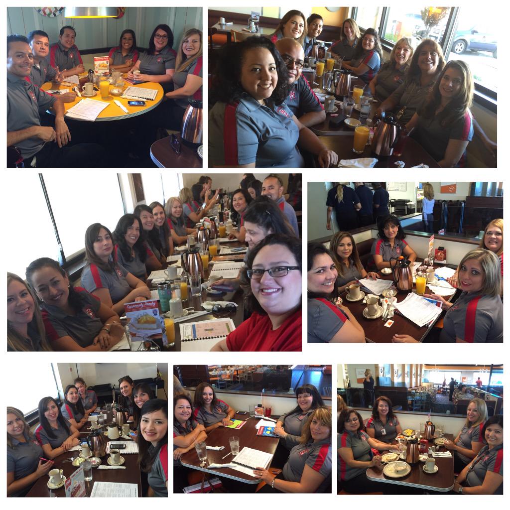 Breakfast at Village Inn. HB Dalmatians are so loved! #TeamSISD