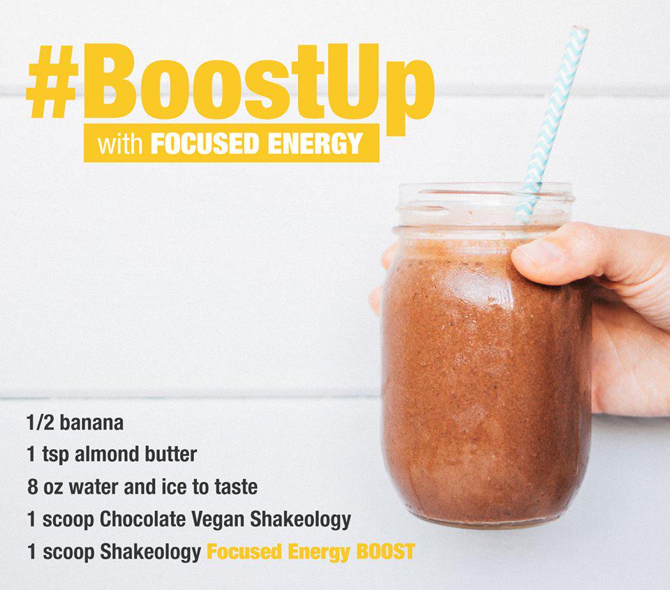 noexcusesgal's tweet photo. Long day ahead? That's what #Focused #Energy #BOOST is for. Try it as an addition to your daily shake! http://t.co/yajYZU5R0j