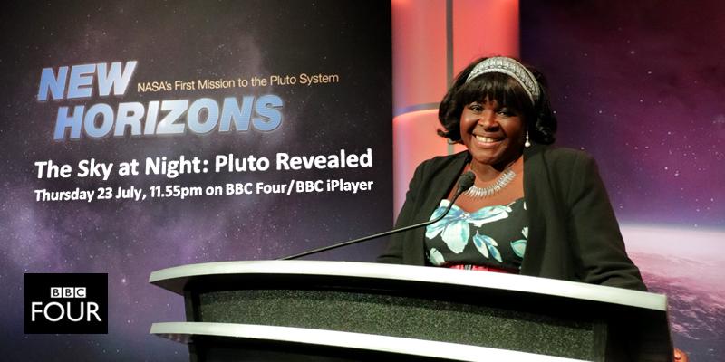 BBCStargazing's tweet photo. TONIGHT! #SkyAtNight Pluto Revealed (repeat) 23:55 on @BBC Four @NewHorizons2015 @chrislintott @Avertedvision http://t.co/2SQ6ZcAuyX