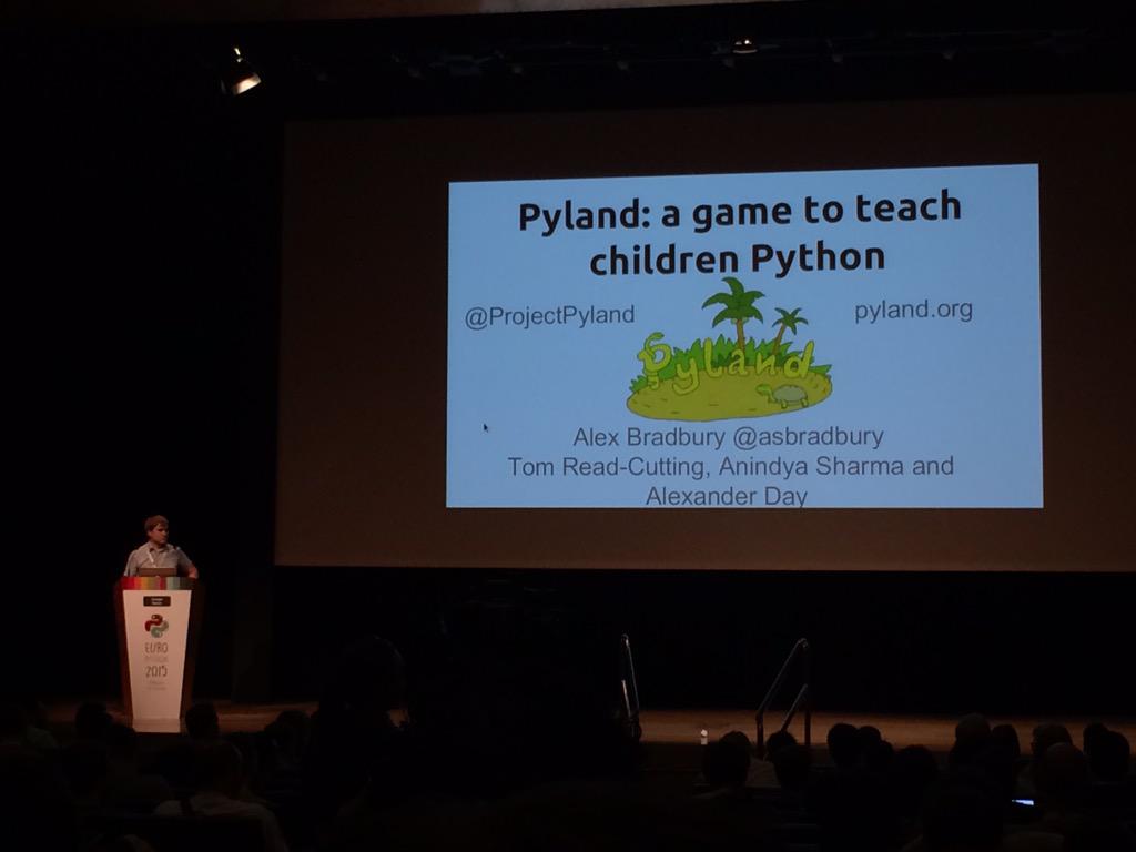 Yay <a href="/ProjectPyland/">Pyland</a> is up at #europython