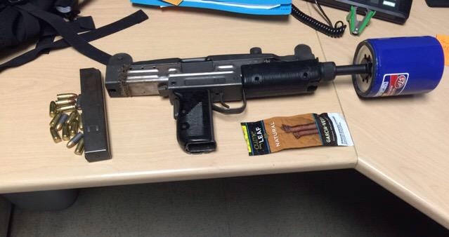 BaltimorePolice's tweet photo. #NoMoreViolence An investigation by #BPDND Patrol officers resulted in an arrest and the seizure of this weapon http://t.co/IY7kreftn1