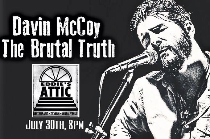SofarAthens's tweet photo. If any of you are in or around Decatur on July 30th, go support Sofar alum @DavinMcCoyBand at Eddie's Attic! 8pm http://t.co/jisKwGcEwb