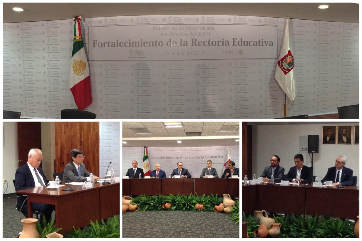 GabinoCue's tweet photo. Buen día, con el Srio. @EChuayffet, para encabezar la 1ª Sesión Extraordinaria de la Junta Directiva del #IEEPOGobOax http://t.co/97ihRX1v1P