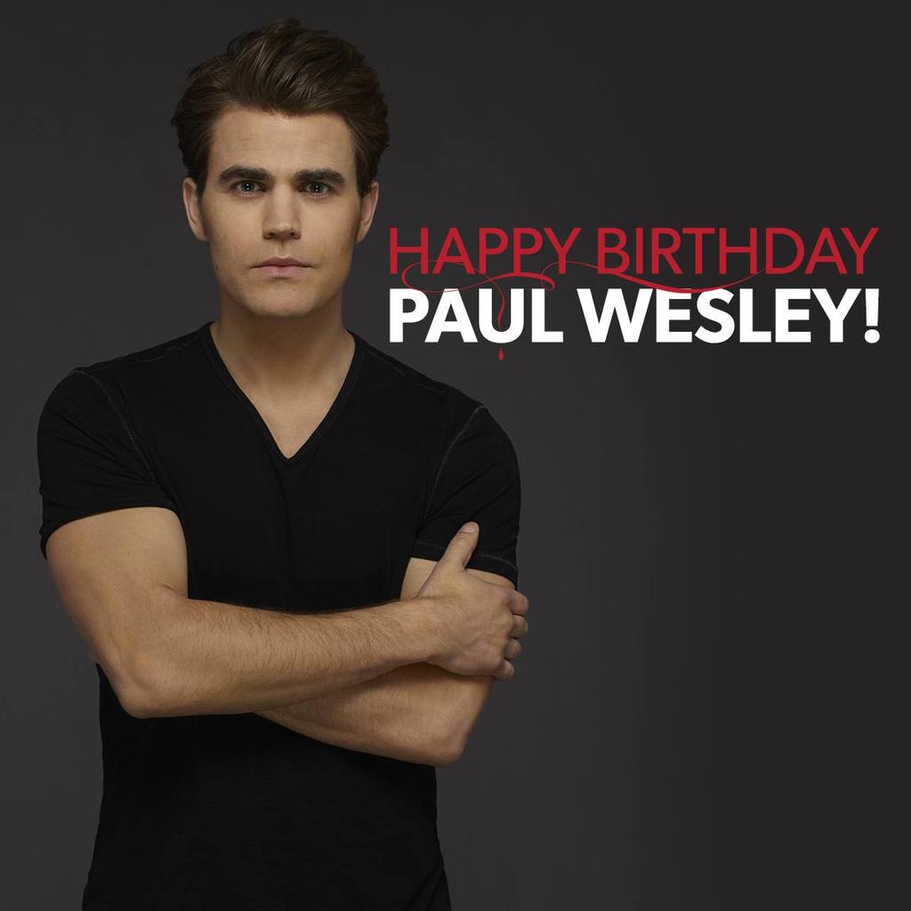 Happy Birthday Paul Wesley <3 