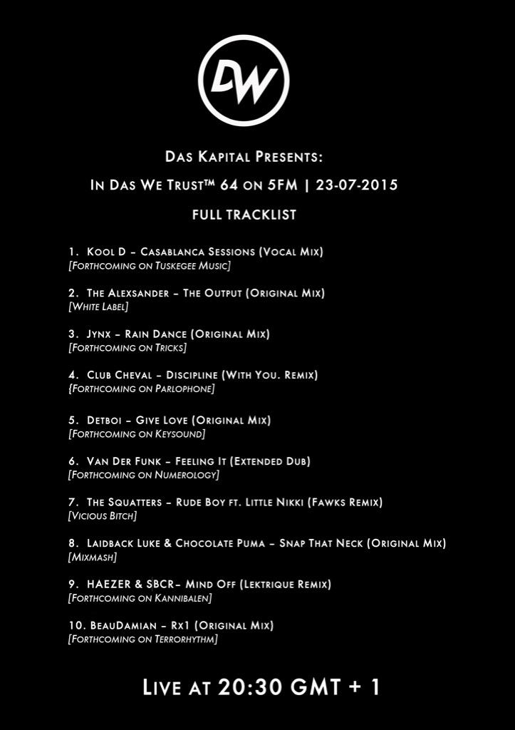 Episode 64 of #InDasWeTrust on the way at 20:30 SA time on @The5thElementSA <a href="/5FM/">5FM</a>. 

Lots of new shiny things to play.