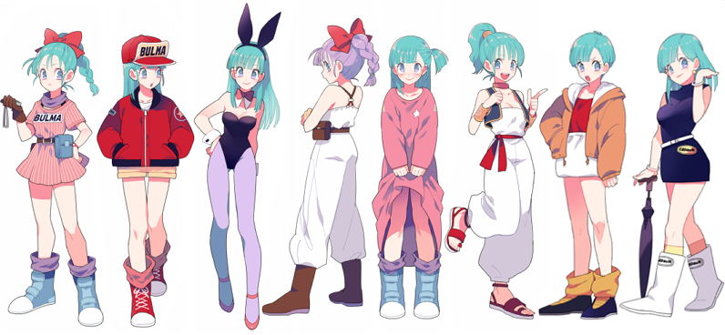 Gamers Room on Twitter: "Evolución de Bulma en #DragonBall Soy fan del...