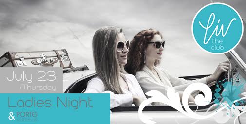 LADIES NIGHT.
Reservados a 30€ hasta la 1:00 solo para ellas.
Catering de frutas variadas, obsequio de pulseras, etc.