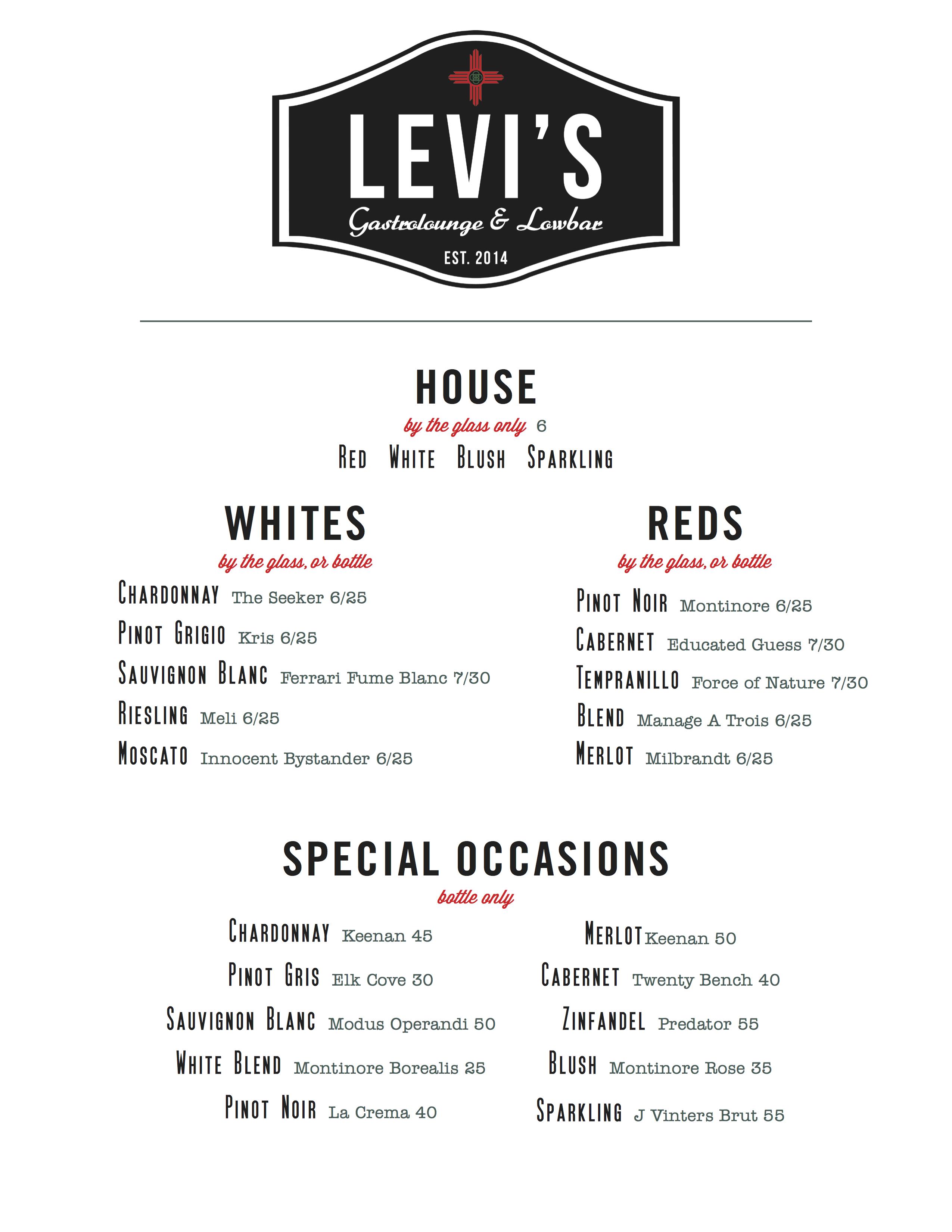 Levi's Gastrolounge (@levisdowntown) / Twitter