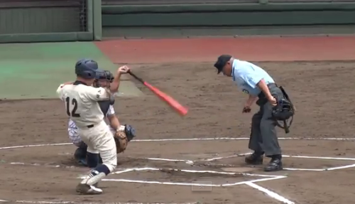 espn's tweet photo. This Japanese high schooler has the most absurd (and awesome) at-bat routine ever. WATCH: http://t.co/ZhGZKxBEbT http://t.co/lz5itlKy3z