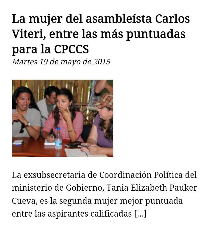 maferegas's tweet photo. Esta es la #CCSPC que el partido de gobierno #Correa #Ecuador posesiona hoy en la @AsambleaEcuador con todo descaro! http://t.co/EbeFPTSuKy