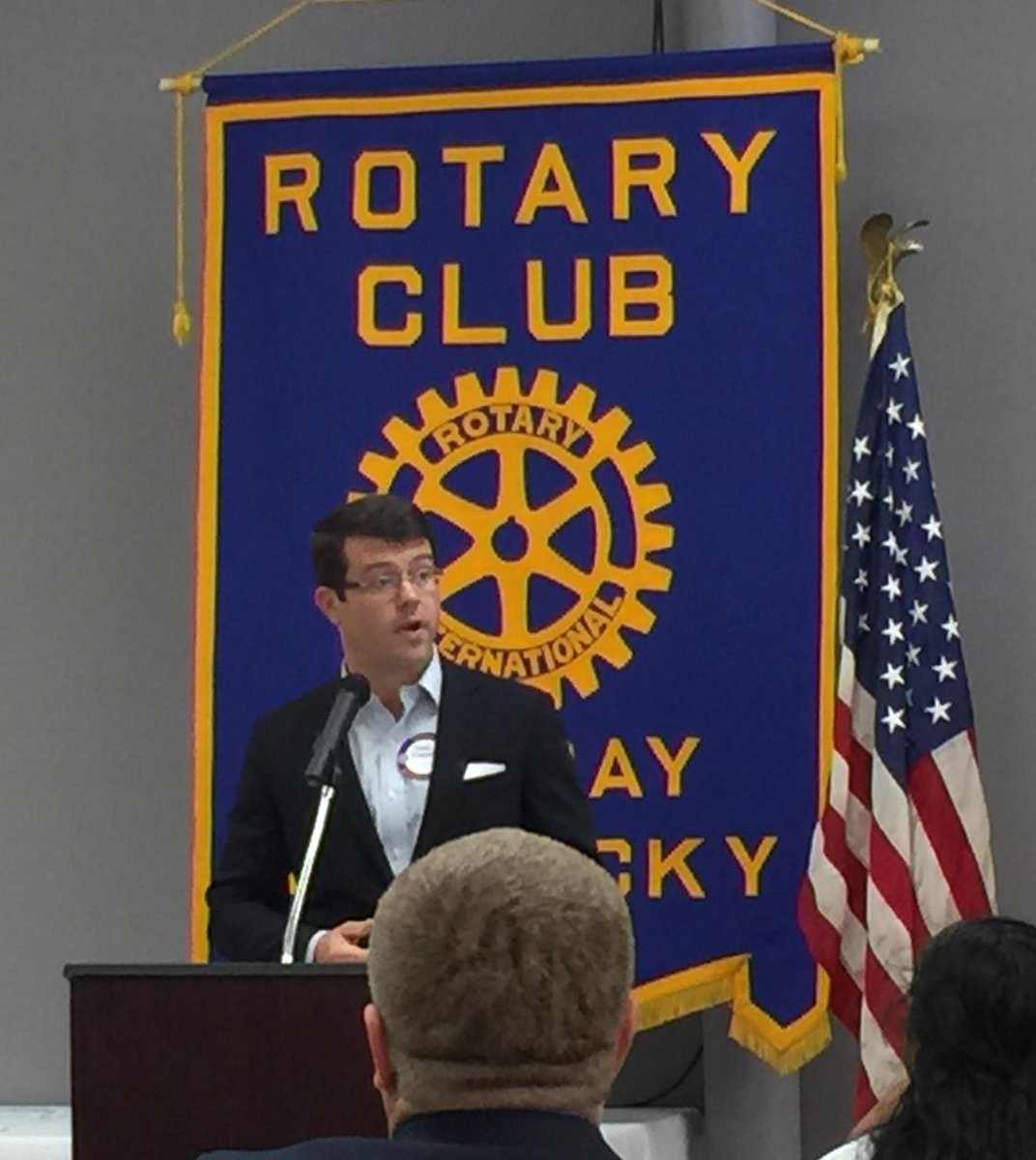 John Kinkade schooled our club on the Gov Scholars Program today.